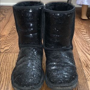 black ugg boots